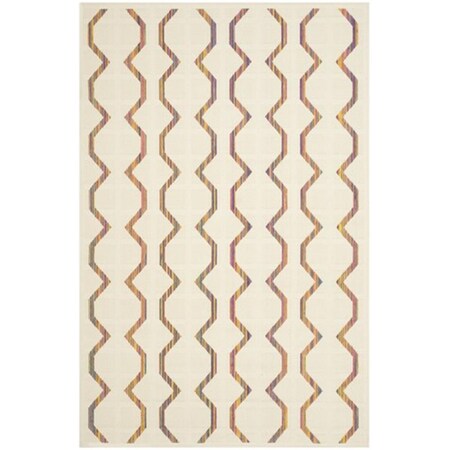 Safavieh Havana Power Loomed Rectangle Rug- Natural - Multi- 5 Ft. 1 In. X 7 Ft. 7 In. HAV205A-5
